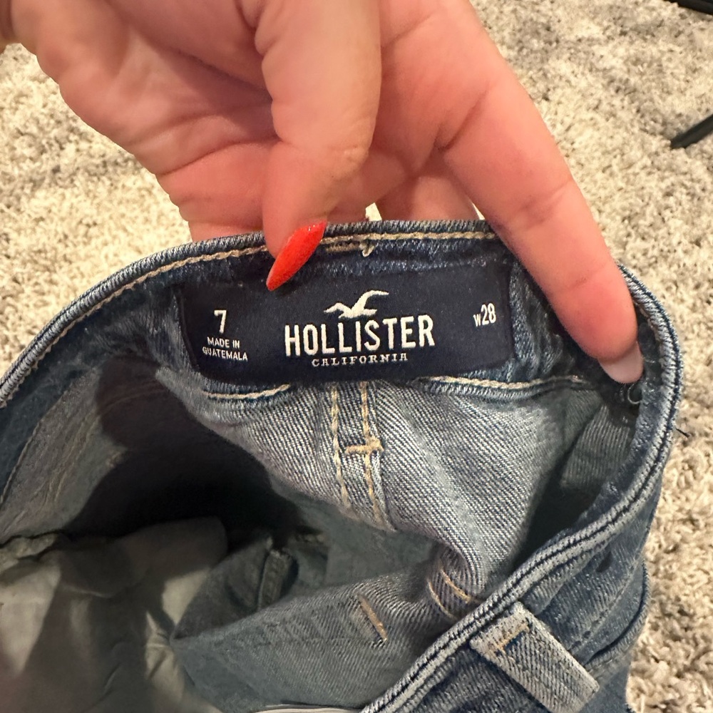 Hollister Denim Distressed Mini Skirt - Picture 3 of 3